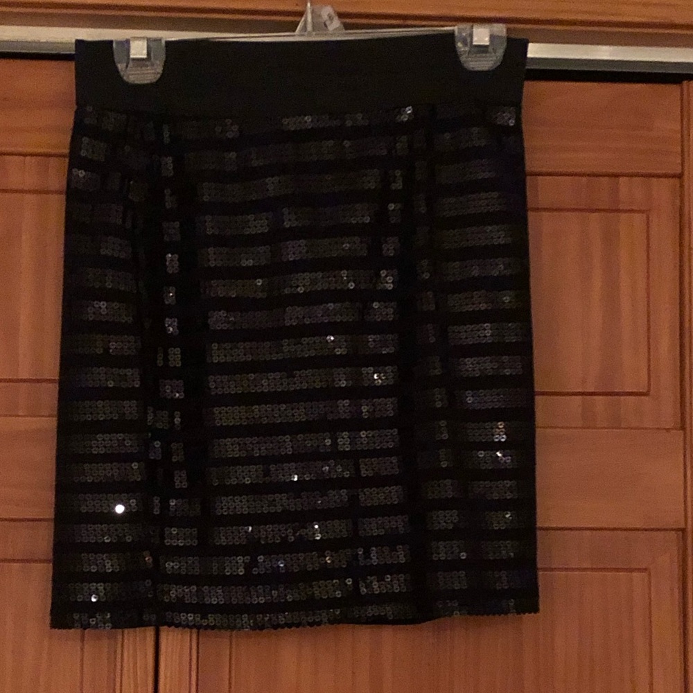 Mini sequin skirt